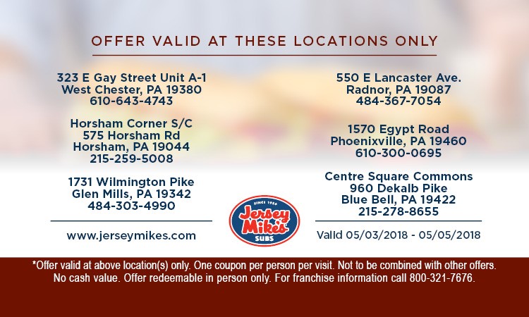 Jersey Mike's locations