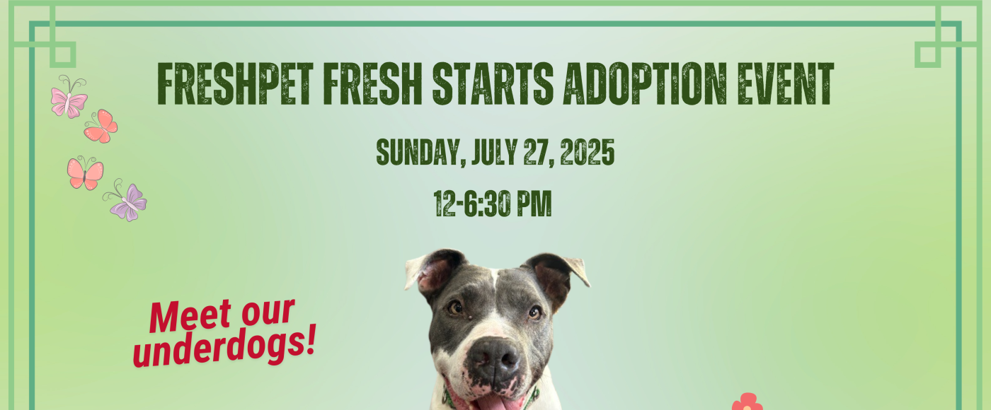 freshpet adoption event